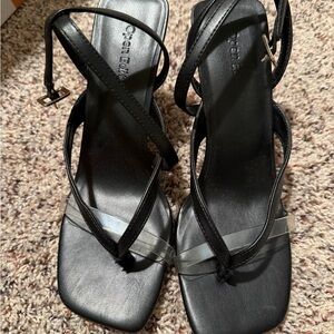 Black Strappy Sandals